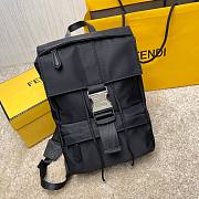 Fendi Black Nylon Backpack Size 30 x 22 x 11 cm - 1