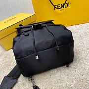 Fendi Black Nylon Backpack Size 30 x 22 x 11 cm - 6