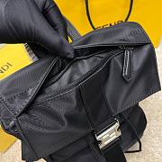 Fendi Black Nylon Backpack Size 30 x 22 x 11 cm - 4