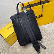 Fendi Black Nylon Backpack Size 30 x 22 x 11 cm - 3