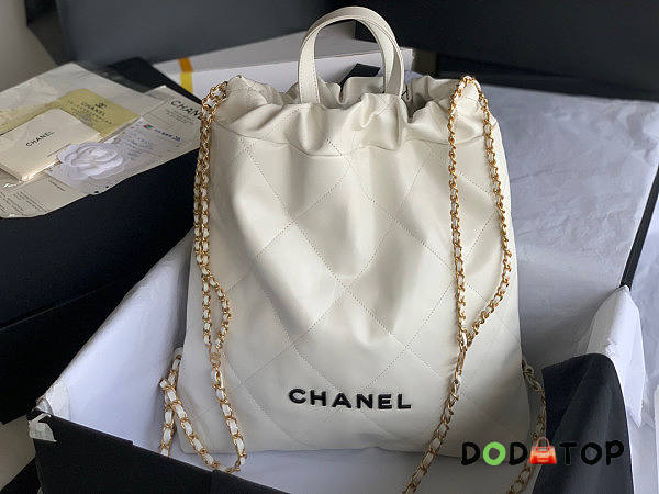 Chanel Large Backpack 22 White Size 51 x 40 x 9 cm - 1