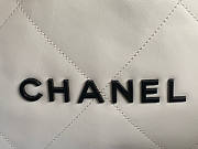 Chanel Large Backpack 22 White Size 51 x 40 x 9 cm - 4