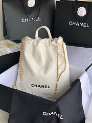 Chanel Large Backpack 22 White Size 51 x 40 x 9 cm - 2
