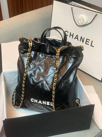 Chanel Large Backpack 22 Black Size 51 x 40 x 9 cm