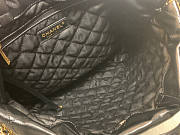 Chanel Large Backpack 22 Black Gold Hardware Size 51 x 40 x 9 cm - 4