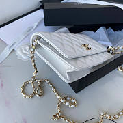 Chanel WOC White Size 19 x 12 x 3.5 cm - 6