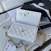 Chanel WOC White Size 19 x 12 x 3.5 cm - 5