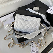 Chanel WOC White Size 19 x 12 x 3.5 cm - 4