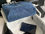 Chanel Large 22 Handbag Denim Size 48 x 45 x 10 cm - 5