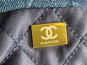 Chanel Large 22 Handbag Denim Size 48 x 45 x 10 cm - 3