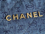 Chanel Large 22 Handbag Denim Size 48 x 45 x 10 cm - 2