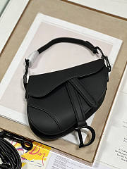 Dior Saddle Bag With Strap Black Hardware Size 21 x 18 x 5 cm - 4
