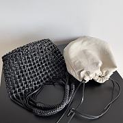Bottega Veneta Cavallino Medium Handbag Black Size 20 x 21 x 23 cm - 6