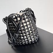 Bottega Veneta Cavallino Medium Handbag Black Size 20 x 21 x 23 cm - 4