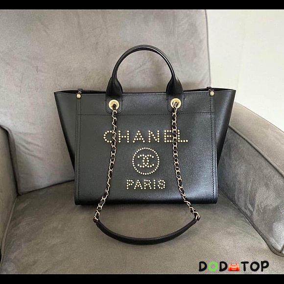 Chanel Deauville Tote Black Size 35 cm - 1