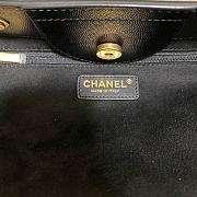 Chanel Deauville Tote Black Size 35 cm - 3