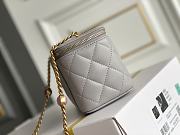 Chanel Vanity Case Gray Size 9.5 x 17 x 8 cm - 3