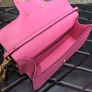 Valentino Vlogo Signature Calfskin Shoulder Bag Pink Size 27 x 13 x 6 cm - 6