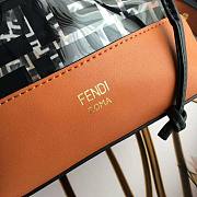 Fendi Women Mon Tresor Bag In PU Black Size 17 x 23 x 15 cm - 3