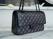 Chanel Caviar Flap Bag Full Black Size 25 cm - 6
