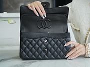 Chanel Caviar Flap Bag Full Black Size 25 cm - 3