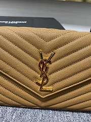 YSL Chain Bag Caramel Gold Size 22.5 x 14 x 4 cm - 6