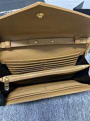 YSL Chain Bag Caramel Gold Size 22.5 x 14 x 4 cm - 3
