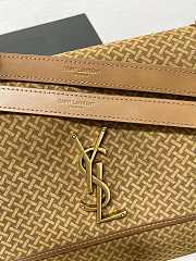 YSL Saint Laurent Niki Chain Bag In Brun Clair & Brun Fonce Size 28 x 20 x 8 cm - 3