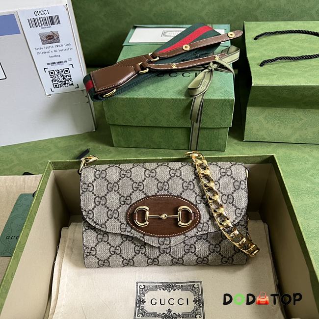 Gucci Mini Gucci Horsebit 1955 Cross Body Bag Size 20 x 12 x 5.5 cm - 1