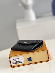 Louis Vuitton LV Coin Purse Card Holder Small Black Size 11 x 8 cm - 6