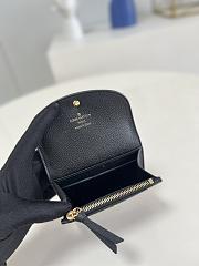 Louis Vuitton LV Coin Purse Card Holder Small Black Size 11 x 8 cm - 5
