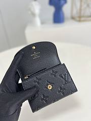 Louis Vuitton LV Coin Purse Card Holder Small Black Size 11 x 8 cm - 4