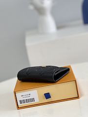 Louis Vuitton LV Coin Purse Card Holder Small Black Size 11 x 8 cm - 3