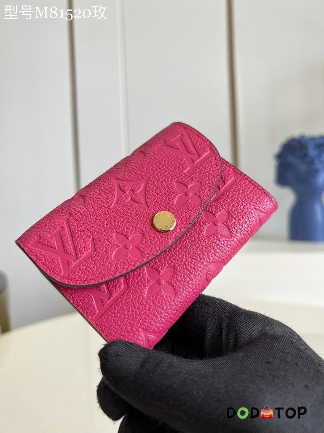 Louis Vuitton LV Coin Purse Card Holder Small Pink Size 11 x 8 cm - 1