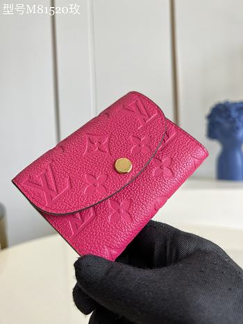 Louis Vuitton LV Coin Purse Card Holder Small Pink Size 11 x 8 cm
