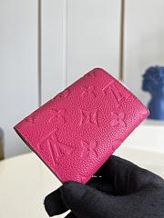 Louis Vuitton LV Coin Purse Card Holder Small Pink Size 11 x 8 cm - 6