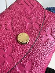 Louis Vuitton LV Coin Purse Card Holder Small Pink Size 11 x 8 cm - 5