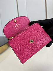 Louis Vuitton LV Coin Purse Card Holder Small Pink Size 11 x 8 cm - 4