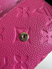 Louis Vuitton LV Coin Purse Card Holder Small Pink Size 11 x 8 cm - 2