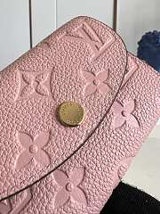 Louis Vuitton LV Coin Purse Card Holder Small Light Pink Size 11 x 8 cm - 5