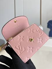 Louis Vuitton LV Coin Purse Card Holder Small Light Pink Size 11 x 8 cm - 6