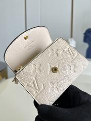 Louis Vuitton LV Coin Purse Card Holder Small White Size 11 x 8 cm - 5