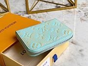 Louis Vuitton LV Coin Purse Wallet Blue Size 11 x 8.5 x 2 cm - 4