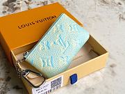 Louis Vuitton LV Key Case Wallet Blue Size 13.5 x 7 x 1.5 cm - 4