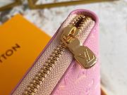Louis Vuitton LV Zipper Wallet Pink Size 19.5 x 10.5 x 2.5 cm - 6
