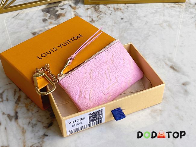 Louis Vuitton LV Key Case Wallet Pink Size 13.5 x 7 x 1.5 cm - 1