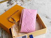 Louis Vuitton LV Key Case Wallet Pink Size 13.5 x 7 x 1.5 cm - 5