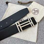 Hermes Belt In Gold/Silver 01 3.8 cm - 1