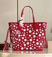 Louis Vuitton LV Neverfull Medium Handbag M46422 Red Size 31 x 28 x 14 cm - 1