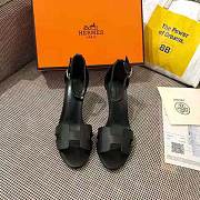 Hermes High Heel Black 7 cm - 1